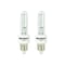 Bulbrite 60 Watt Dimmable T3 Xenon Light Bulbs with E11 Mini-Candelabra Screw Base, Clear, 2 PK 861349 - alternate 1